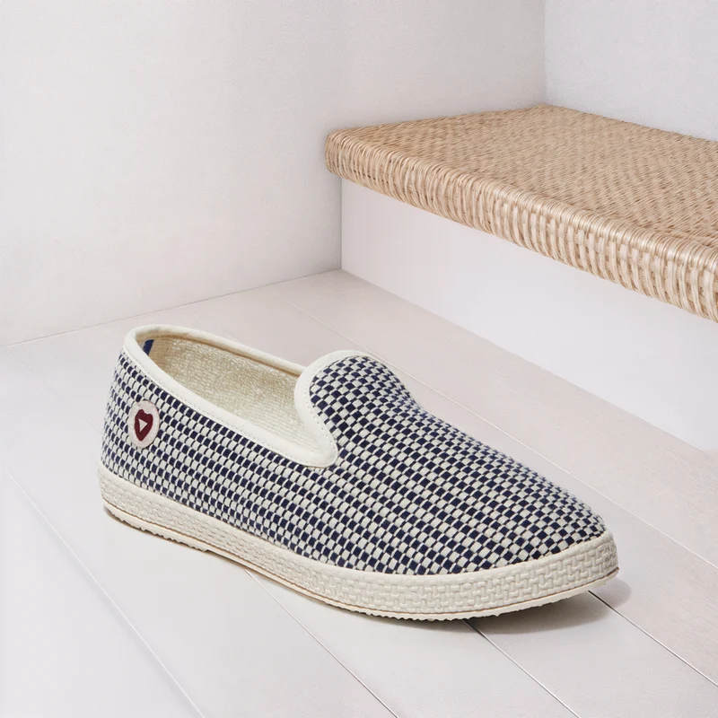 Chaussons - La Damier marine