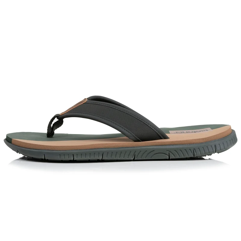 Tongs sport Homme confort Kaki bicolor