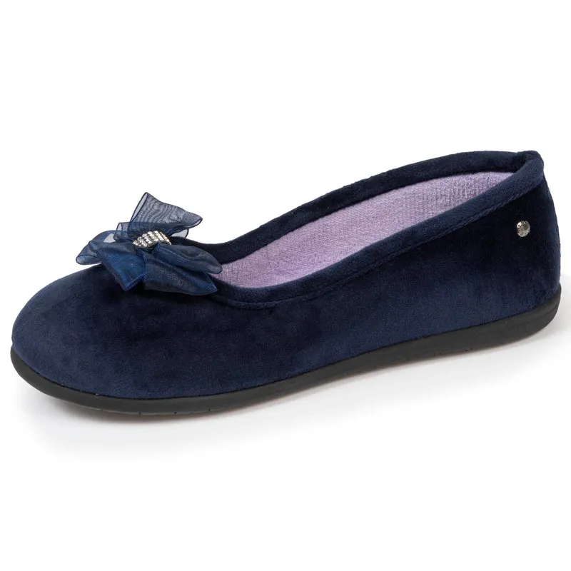 Chaussons ballerines Femme Bleu marine