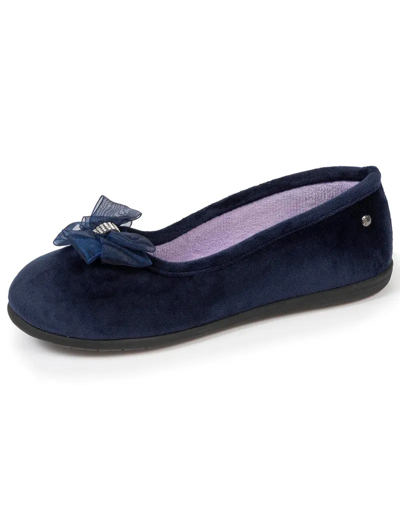Chaussons ballerines Femme Bleu marine