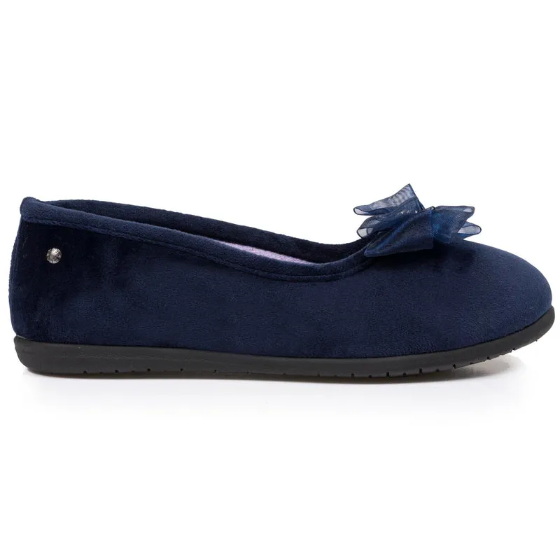 Chaussons ballerines Femme Bleu marine
