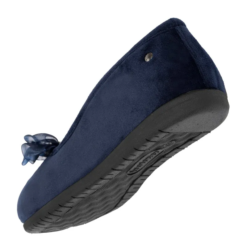Chaussons ballerines Femme Bleu marine