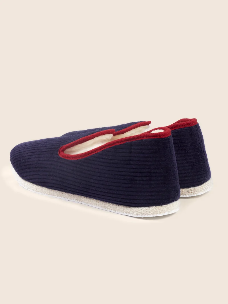 Charentaises tradition bleu rouge