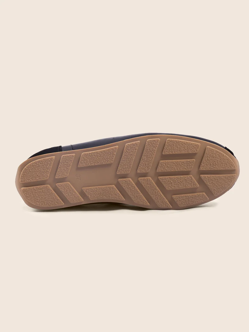 Baskets fines cuir noir