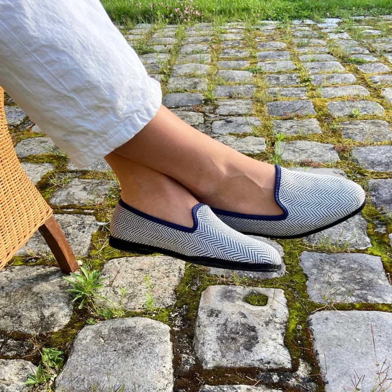 Chausson JO Chevrons Bleus