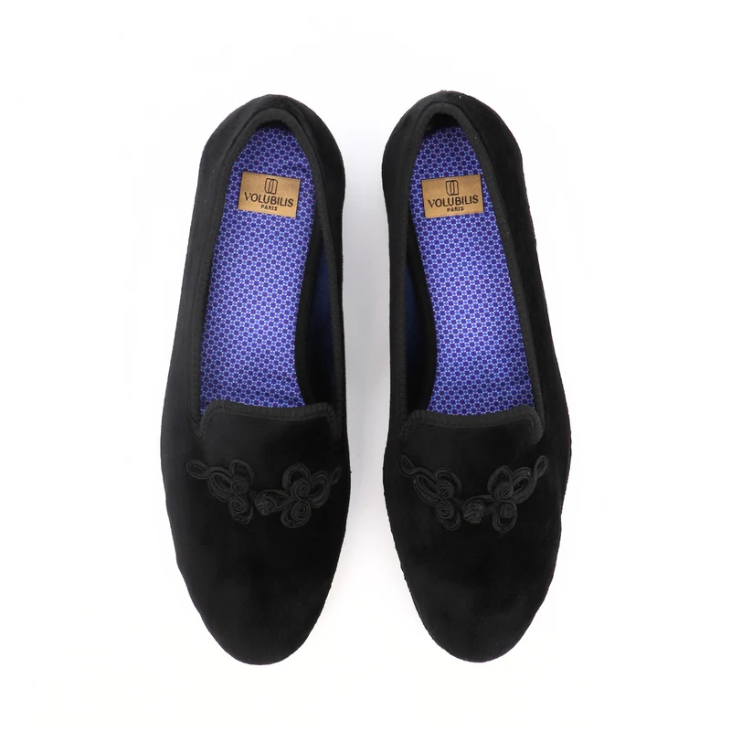 Chausson JO Velours Noir