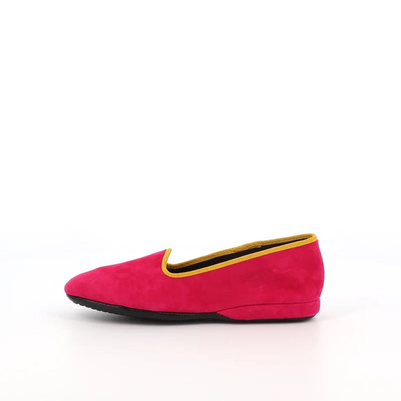Chausson cuir LIV Rose India
