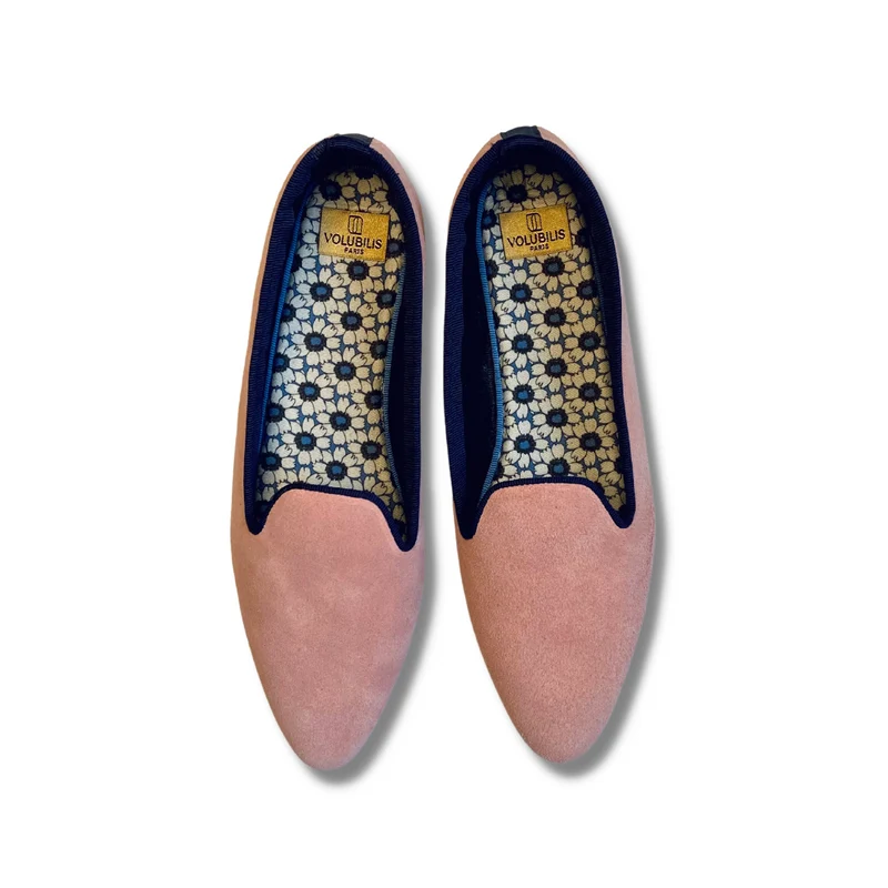 Slippers PIA Cuir Rose
