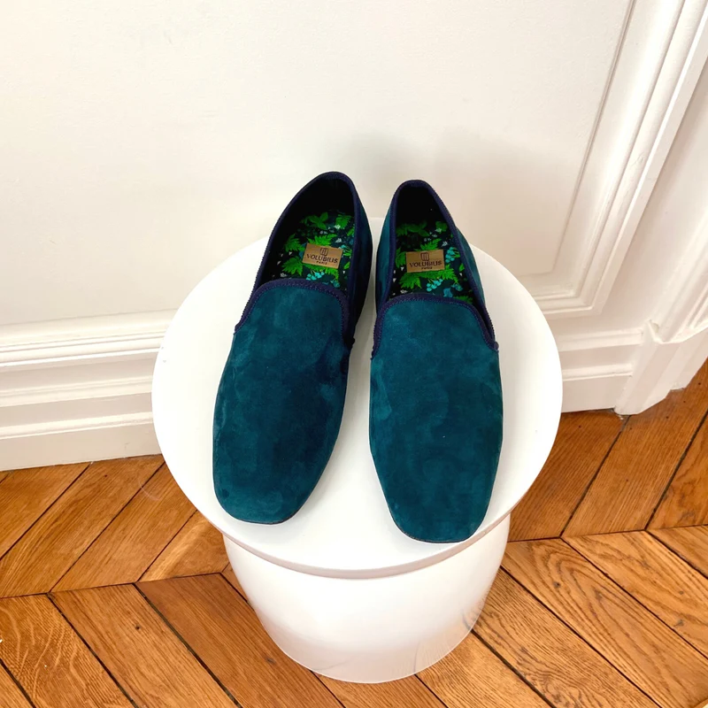 Chausson cuir NOA Forêt d'Émeraude
