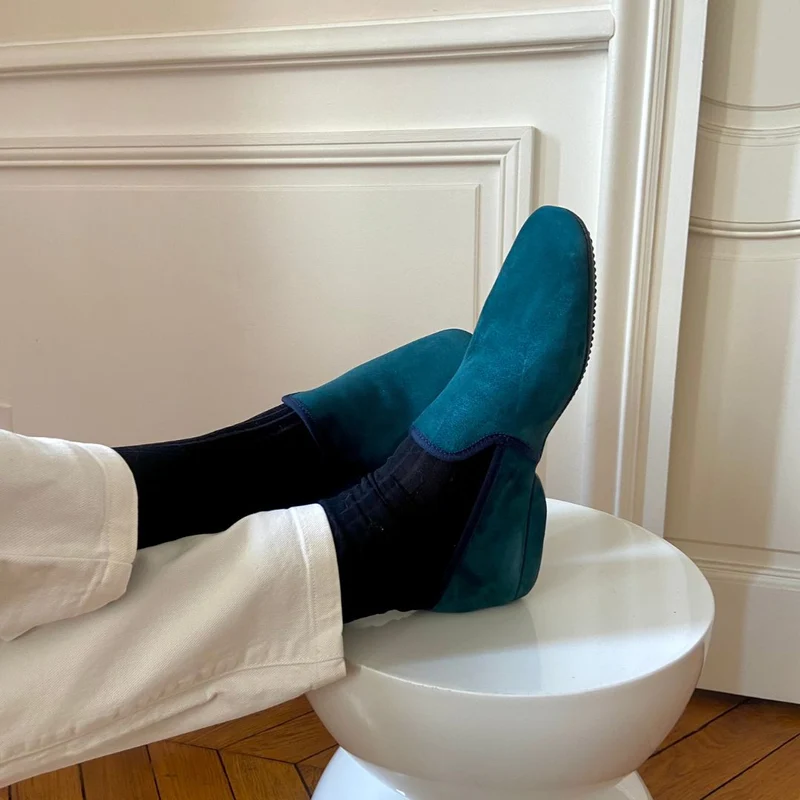 Chausson cuir NOA Forêt d'Émeraude
