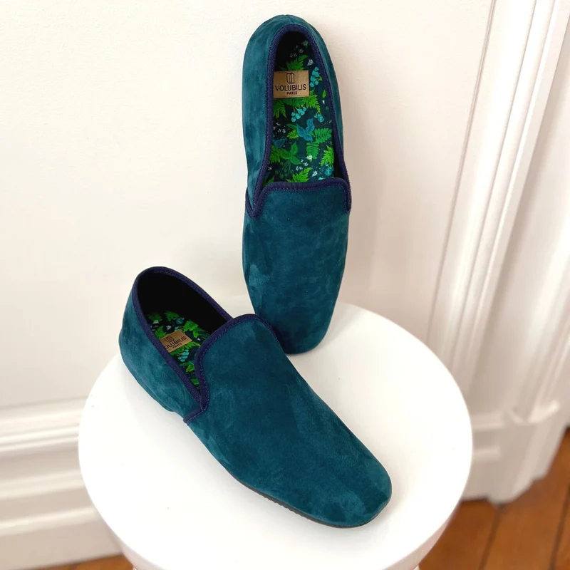 Chausson cuir NOA Forêt d'Émeraude