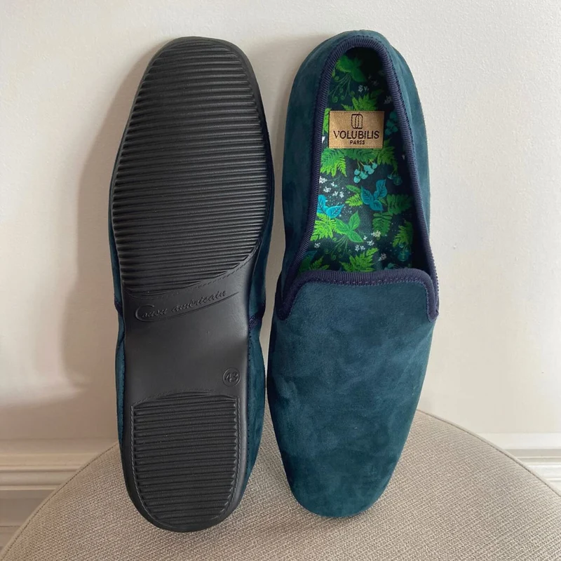 Chausson cuir NOA Forêt d'Émeraude