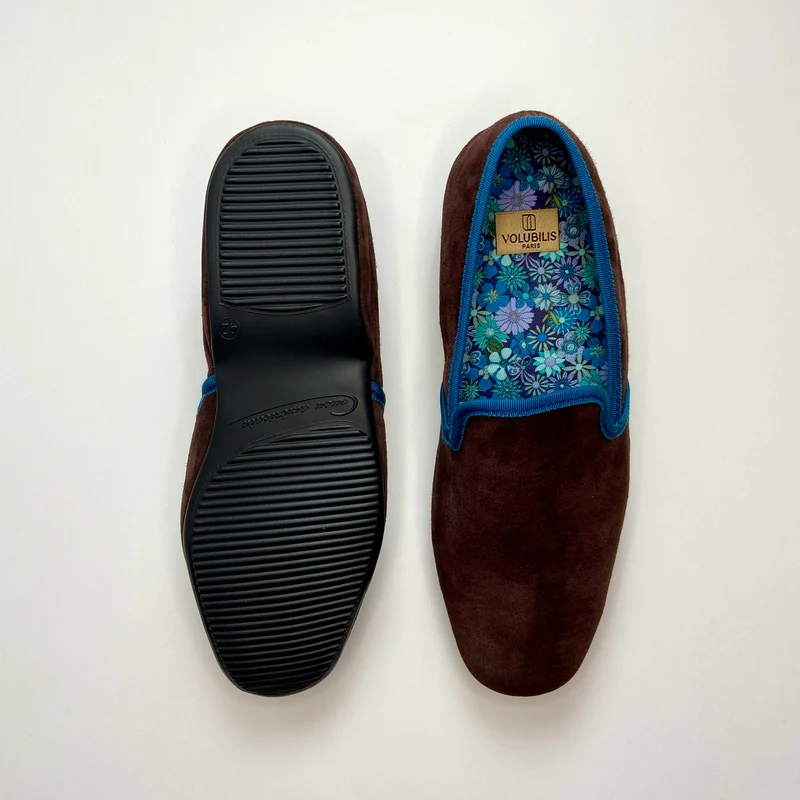 Chausson cuir NOA Jardin d'Hiver