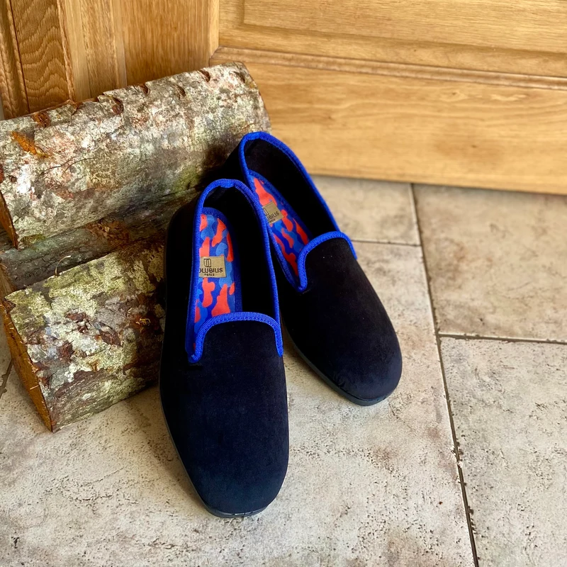 Chausson LEO - Velours Noir