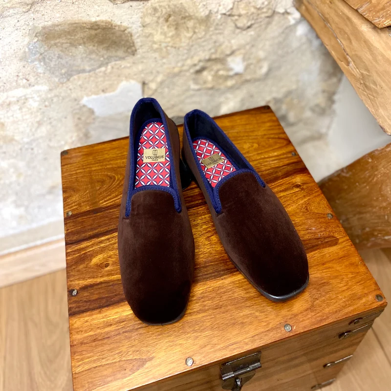 Chausson LEO - Velours Moka