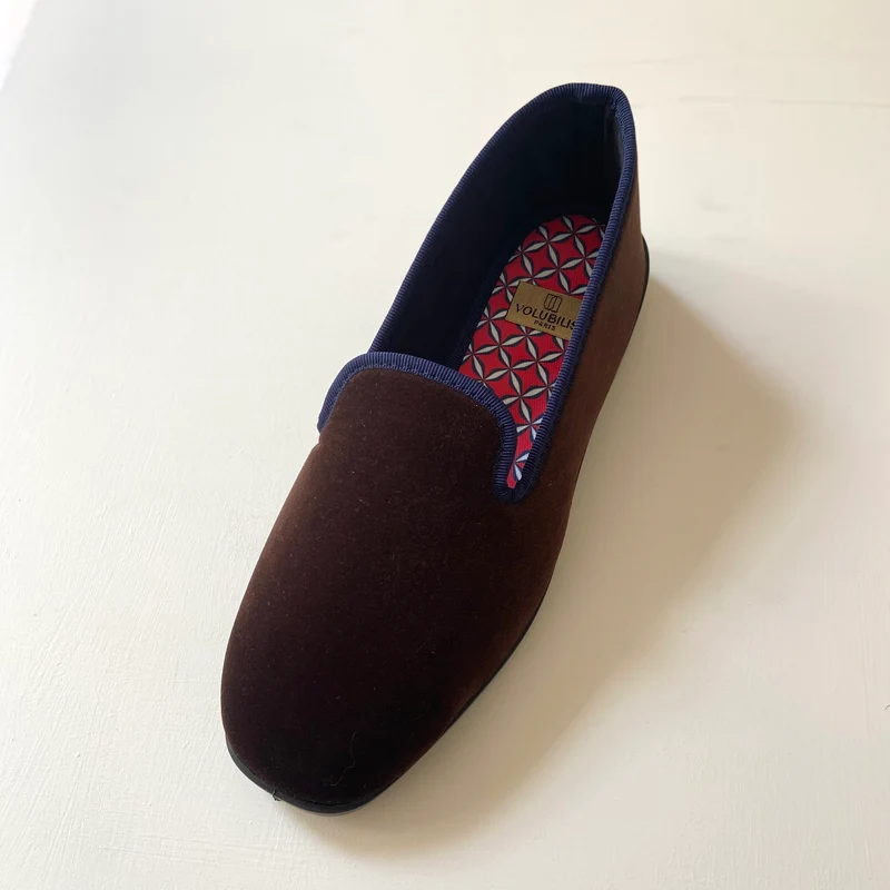 Chausson LEO - Velours Moka