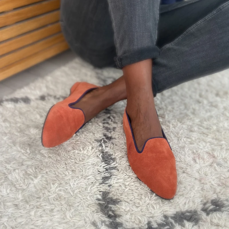 Slippers PIA Cuir Fauve
