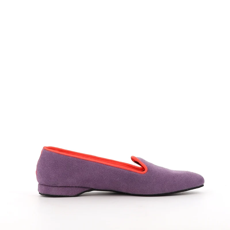 Slippers PIA Cuir Lilas