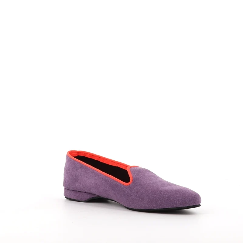 Slippers PIA Cuir Lilas