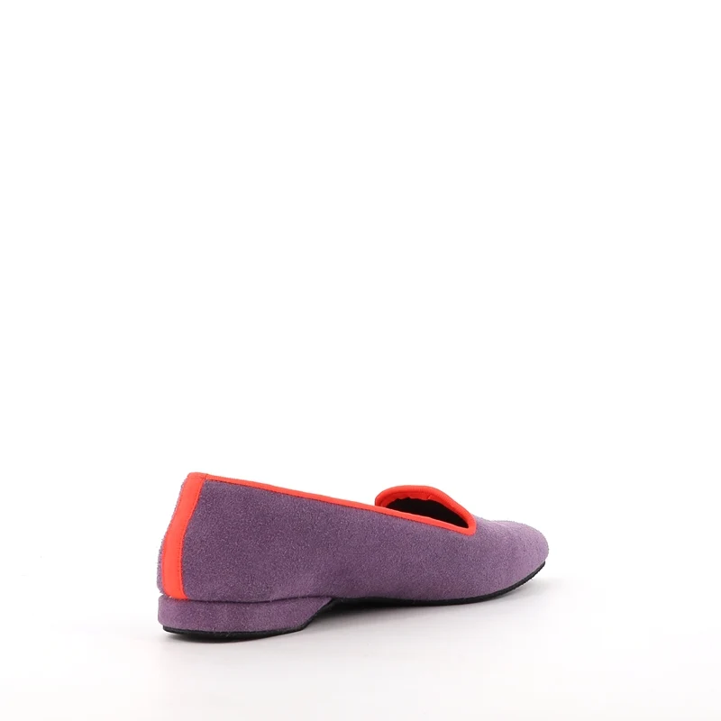 Slippers PIA Cuir Lilas