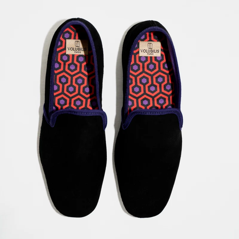 Chausson cuir EDEN Ultra Violet
