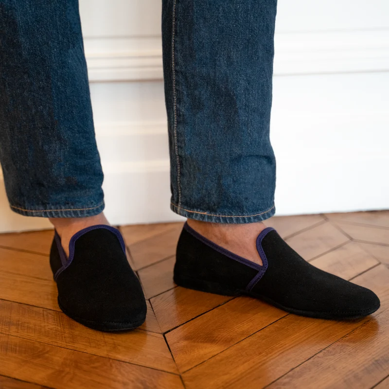 Chausson cuir EDEN Ultra Violet