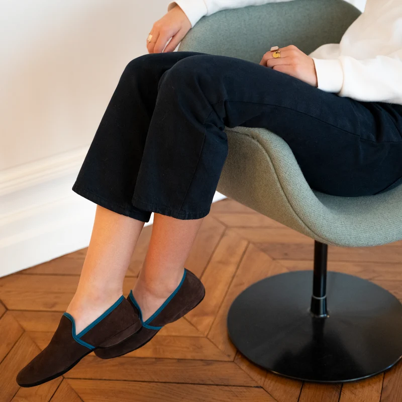 Chausson cuir EDEN Jardin d'Hiver