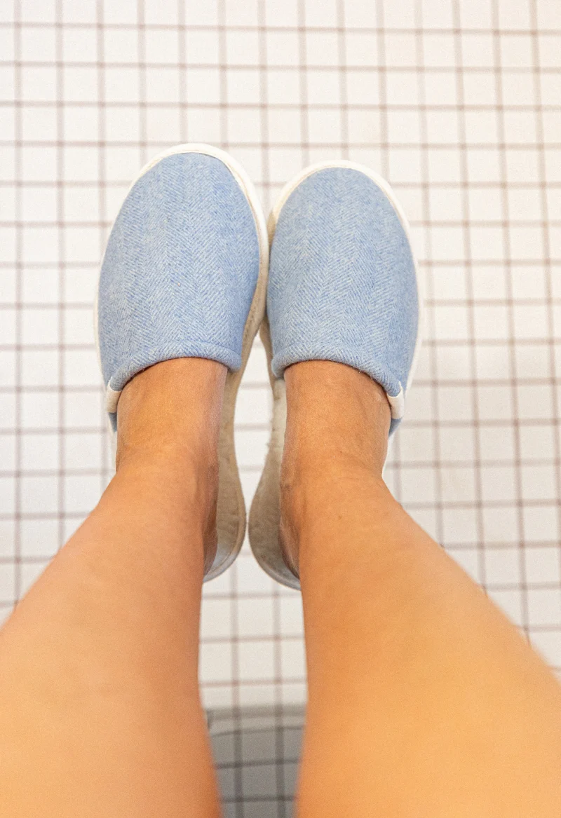 Simone Chevrons Bleu