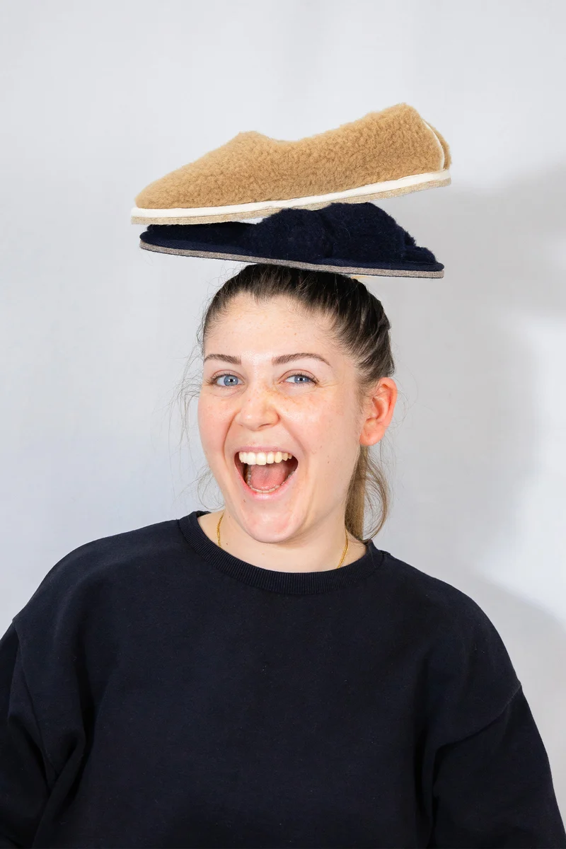 Simone Fluffy Navy