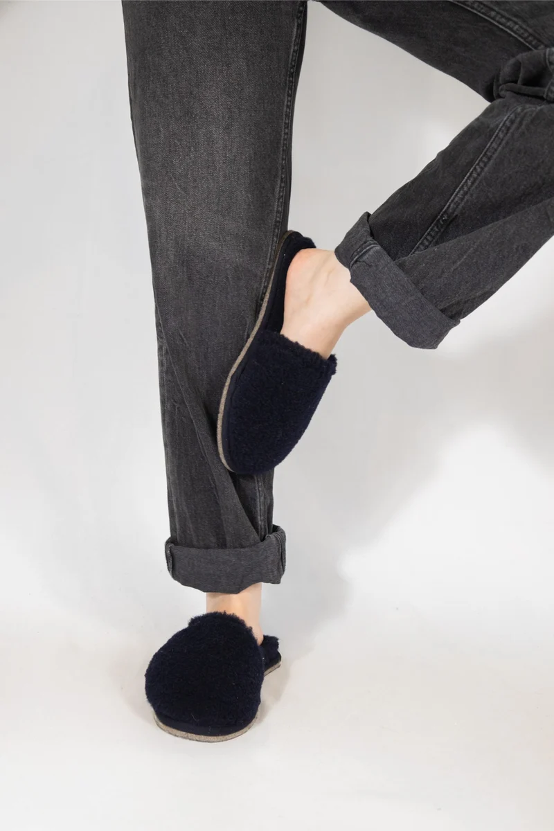 Simone Fluffy Navy
