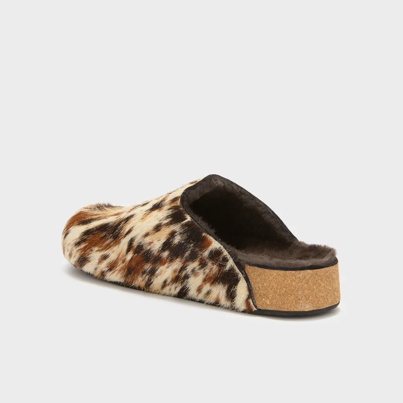 LUNA CLOG PLAIN FUR