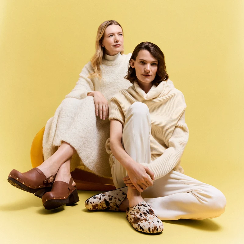 LUNA CLOG PLAIN FUR