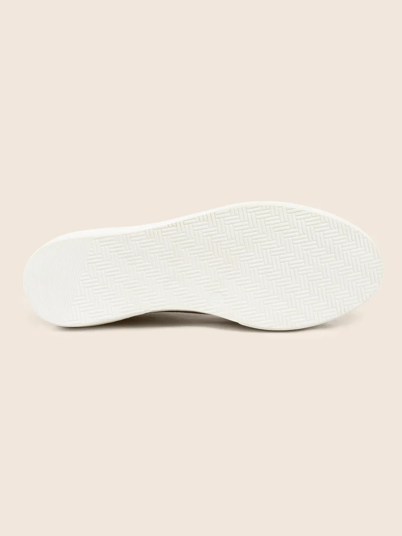 Tennis lacet cuir grainé bordeaux
