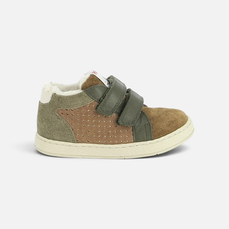 MOUSSE DOP FUR - VELOURS OILY - DK CAMEL-OLIVE