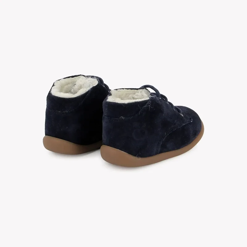 STAND-UP DERBY FUR - VELOURS OILY - ASTER
