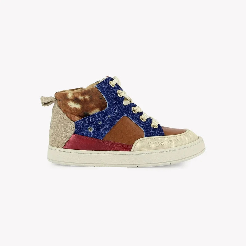 MOUSSE BUMP - NAPPA-HAIRY - BLEU ELECTRIC-LEO PU