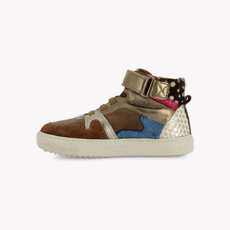 SWAG EASY STRAP - NAPPA-LAMINATO - BROWN-MULTI