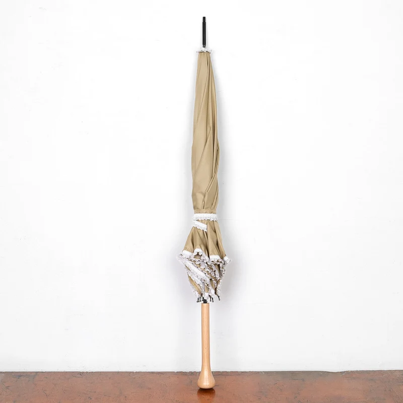 Ombrelle beige anti-UV