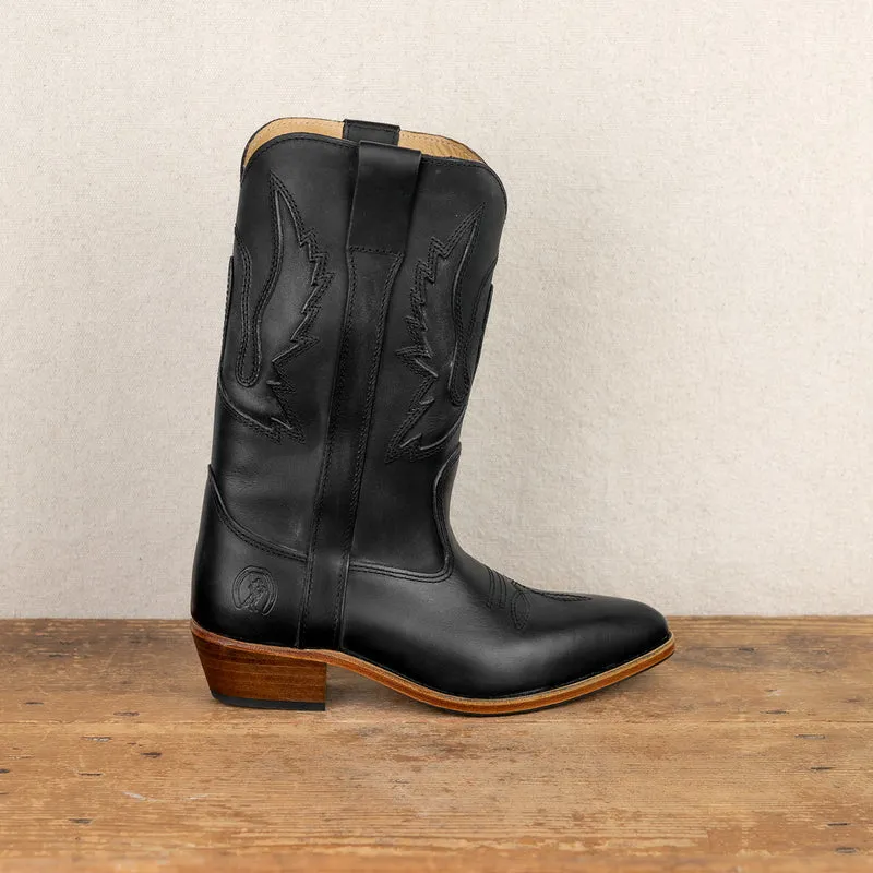 Santiags La Botte Gardiane cuir naturel noir