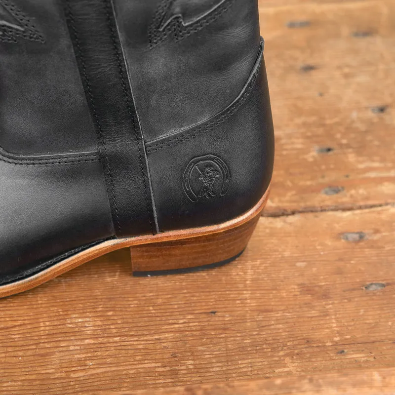 Santiags La Botte Gardiane cuir naturel noir