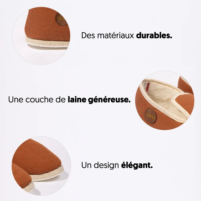 Charentaises Lin Aube d'Ocre 🇫🇷