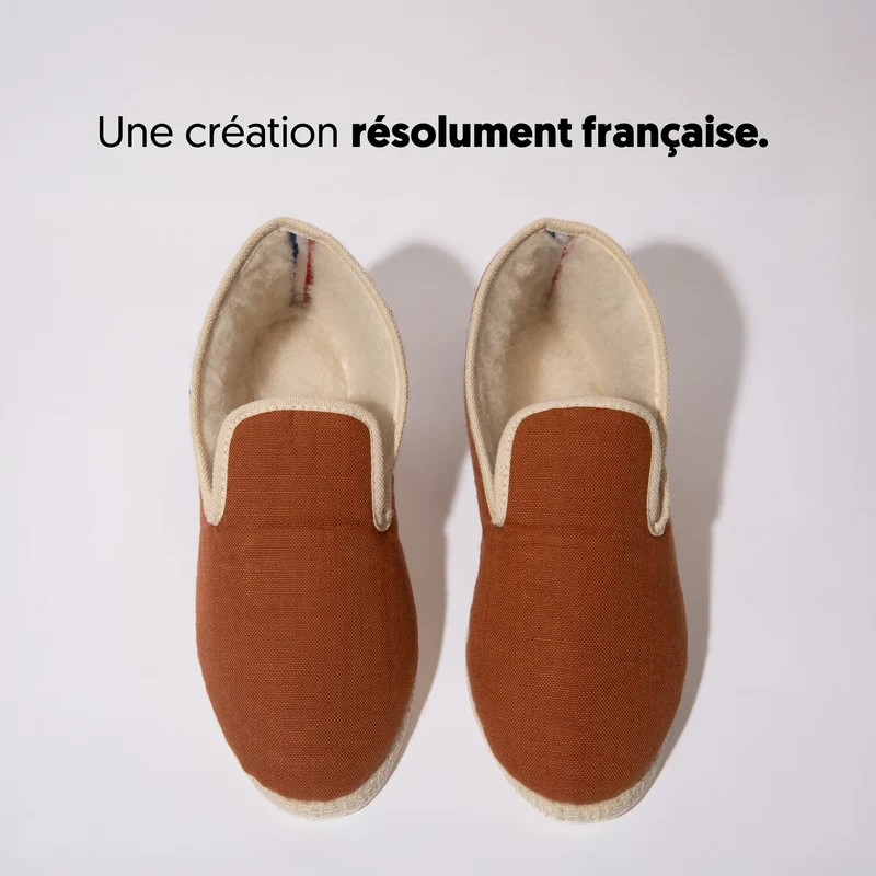 Charentaises Lin Aube d'Ocre 🇫🇷