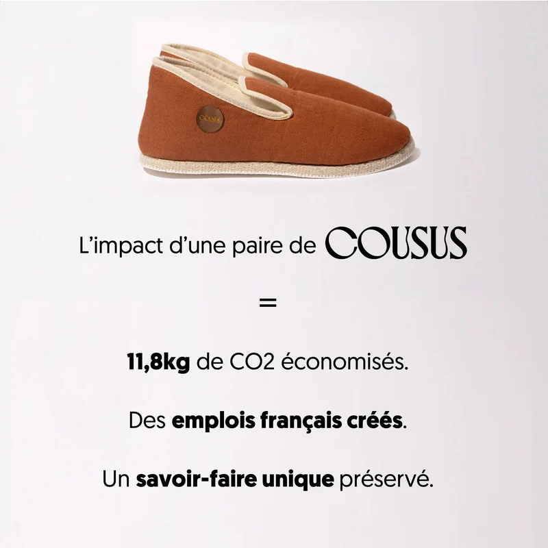 Charentaises Lin Aube d'Ocre 🇫🇷