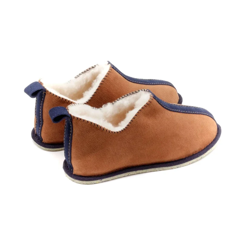 Chaussons en peau de mouton Recyclés Matéo