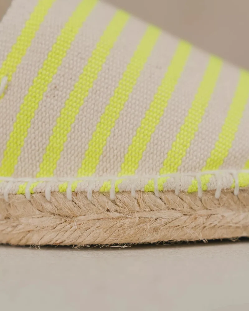 espadrille rayée