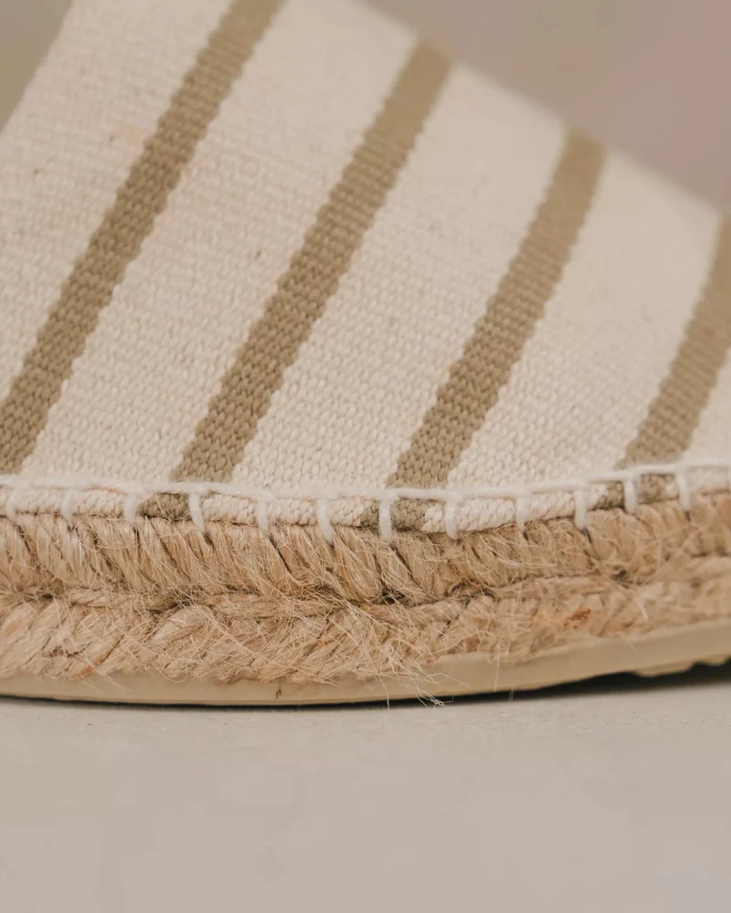 espadrille rayée