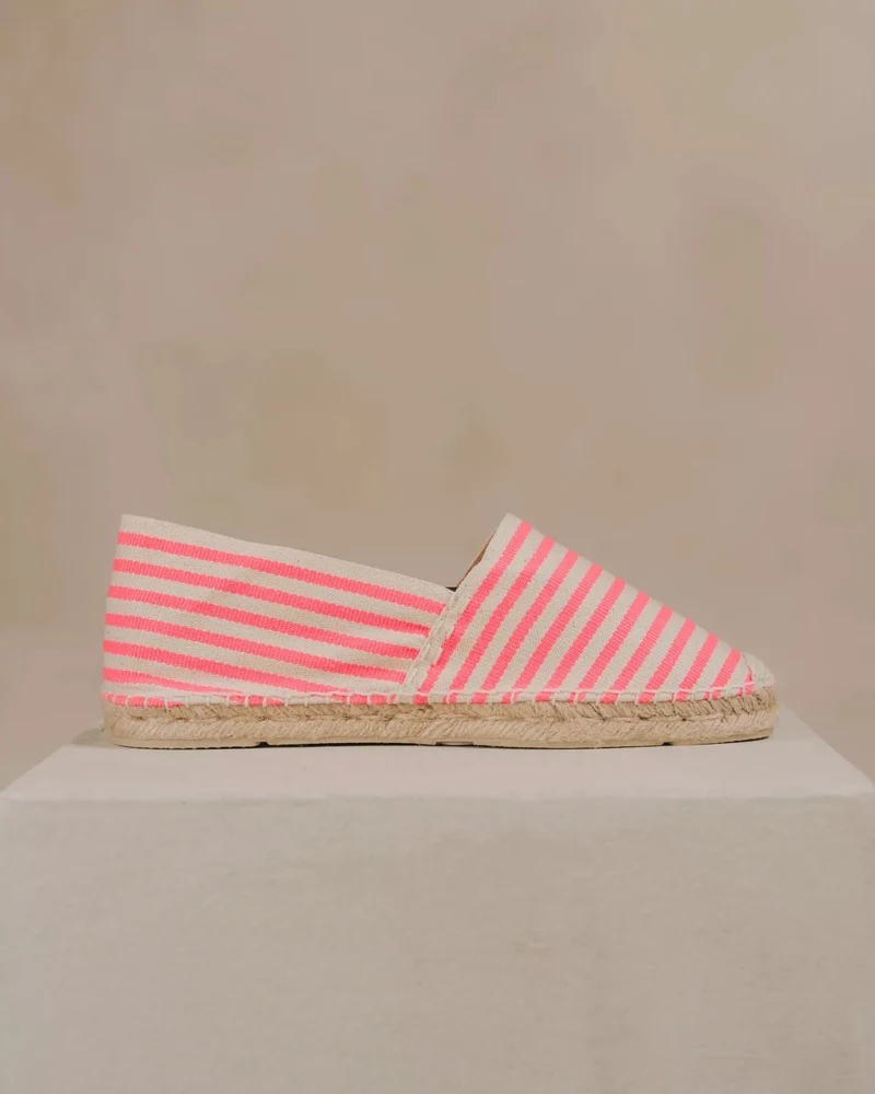 espadrille rayée