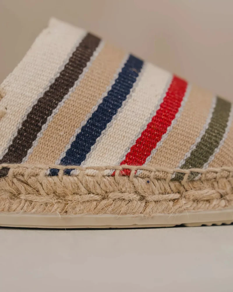espadrille rayée