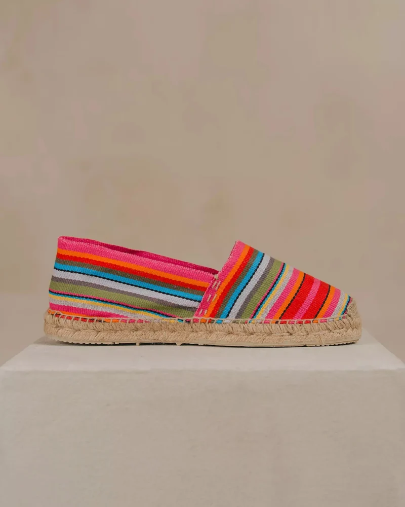 espadrille rayée