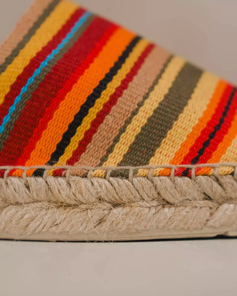 espadrille rayée